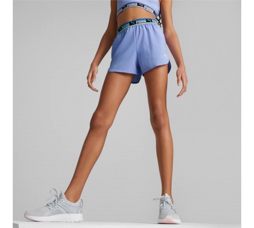 4t PUMA 673469-28 STRONG WOVEN SHORT girls - elektro-purple